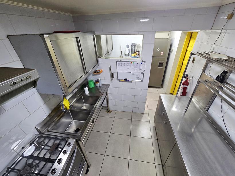 Cocina donde se preparan los alimentos de los niños y niñas